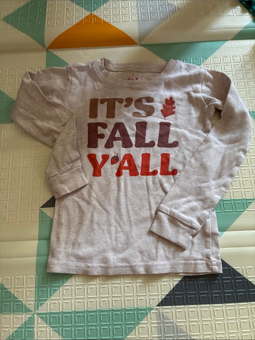 20/25$ 🧸 Kids Long-Sleeve 'It's Fall Y'all' Graphic Tee - Cream